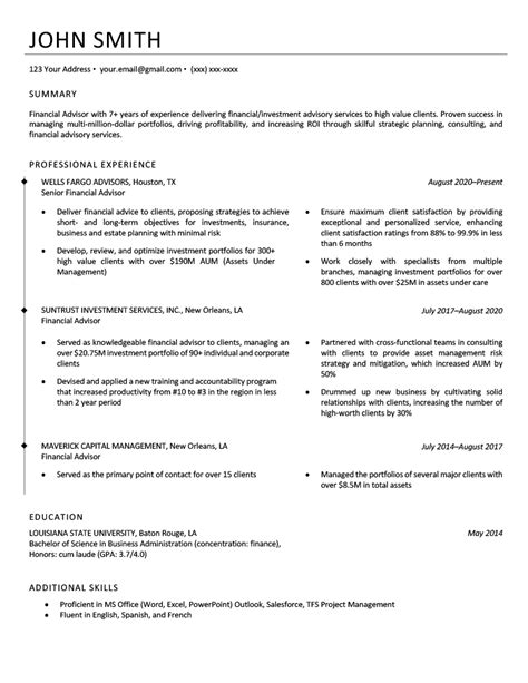 Free Cv Templates Download For Word Resume Genius