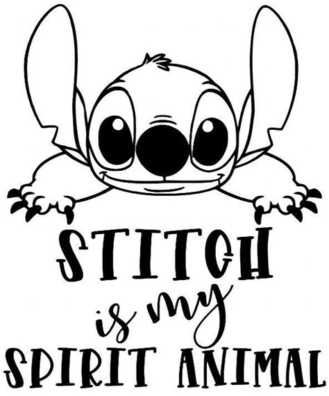 593x714 Custom Vinyl Decal Run Stitch Is My Spirit Animal Lilo Hawaii