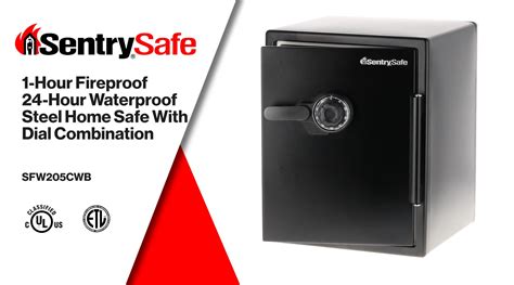 Sentrysafe Sfw205cwb Fireproof Waterproof Safe With Dial Combination