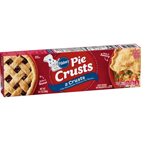 Pillsbury Refrigerated Pie Crusts 2 Ct 141 Oz Box