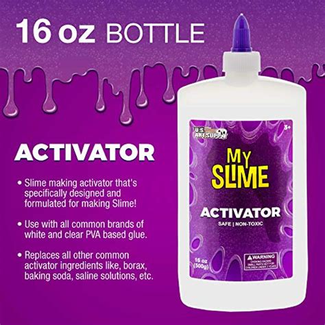 My Slime Activator Solution 16 Ounce Bottle Make Your Own Slime Just