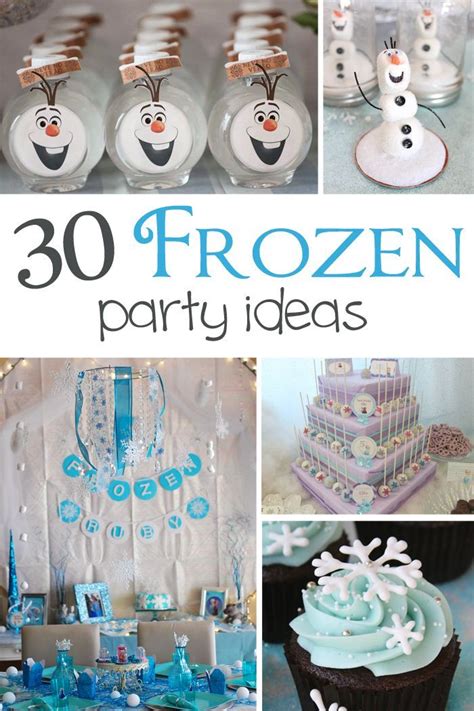 30 Frozen Party Ideas Frozen Birthday Party Decorations Frozen