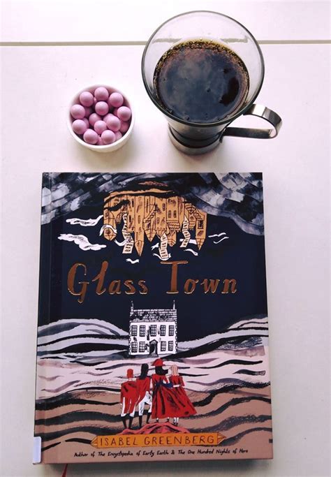 thumbed pages current read glass town by isabel greenberg a