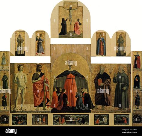 Piero Della Francesca Polyptych Della Madonna Della Misericordia