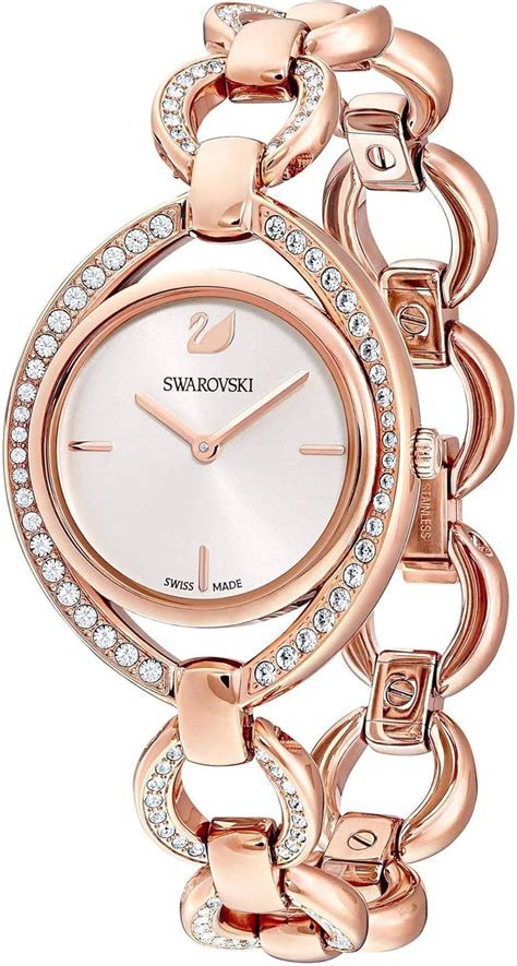Ladies Swarovski Stella Rose Gold Tone Watch 5470415 Clothing Shoes And Jewelry