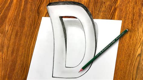 Como Dibujar Letra D En 3d Letra D Videos Para Niños Videos