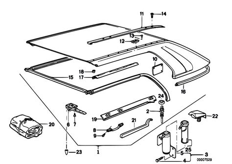 Original Parts For E30 325i M20 Cabrio Sliding Roof Folding Top
