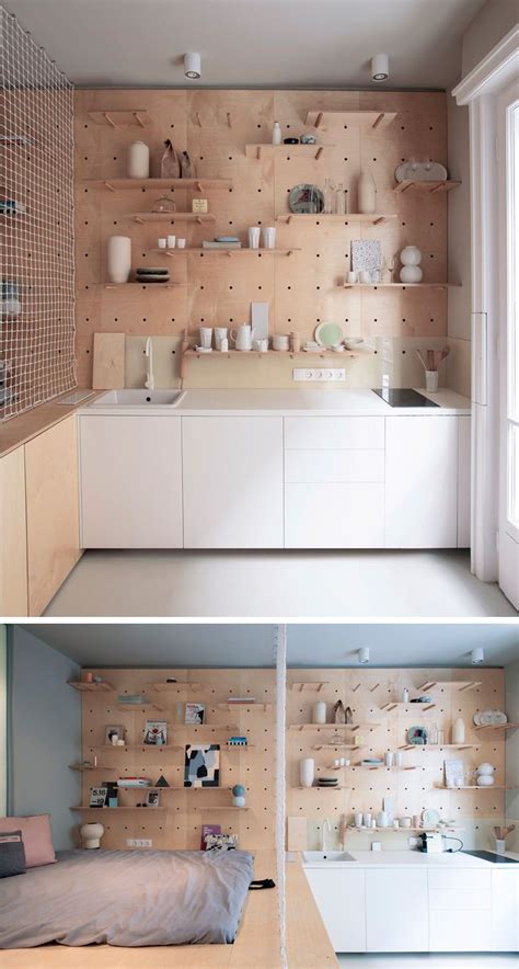 Properly sealed, this material won't stain, absorbs heat, and gives your kitchen a beautiful and sophisticated finish. 47 Easy Ways to Get Organized Making Use of DIY Pegboard ...