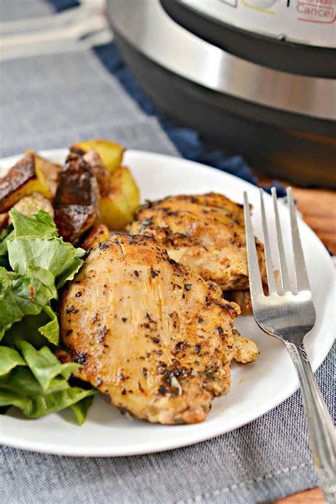 Allow the pressure to release naturally for 5 minutes. Juiciest Pressure Cooker Chicken Thighs - Sweet Pea's Kitchen