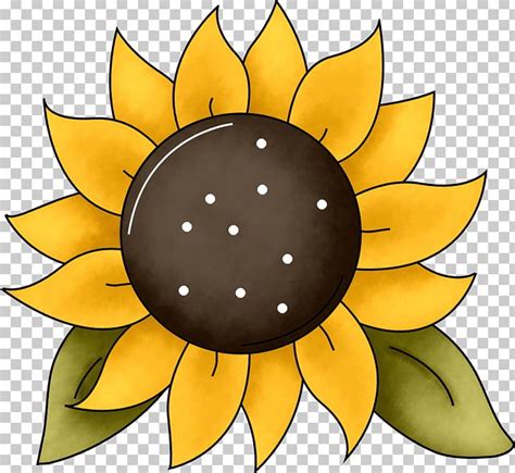 Common Sunflower Template Png Clipart Clip Art Common