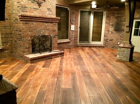 Stained Concrete Wood Fort Wayne Indiana Supremecrete