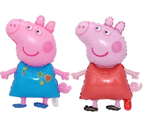 Peppa Pig Birthday Balloons Pink Pig Party George Pig Balloon