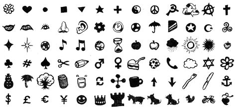 Aesthetic Symbols Png
