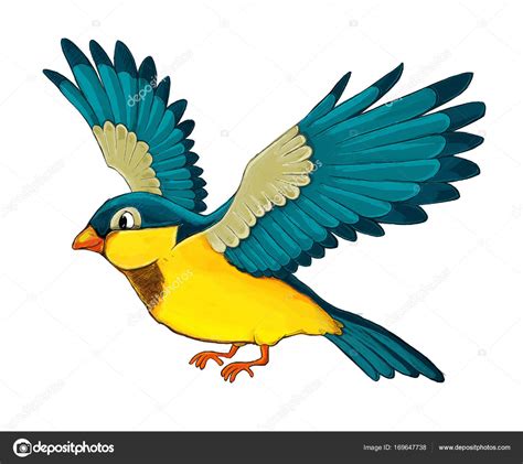 Dibujos Aves Animados Ilustracion Aves Vuelo Gorrion Dibujos Images