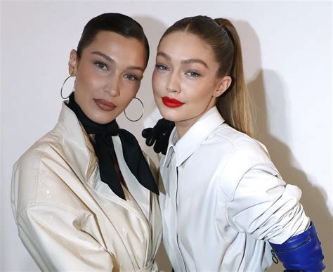 Bella Hadid Posed With Pregnant Gigi To Joke About Her Own Bun In The