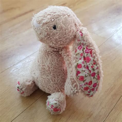 Jellycat Small Bashful Honey Blossom Bunny Rabbit Soft Toy Plush Floral Ears £1099 Picclick Uk