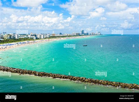 Aerial View Of South Beach Miami Hi Res Stock Photography And Images