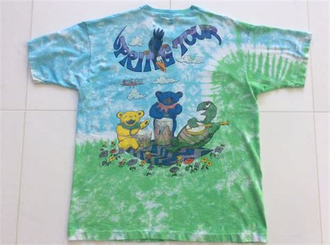 Vintage Grateful Dead Spring Tour T Shirt 1992 Tie Dye Single Stitch Ebay