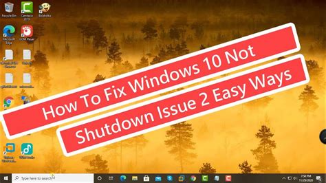 How To Fix Windows 10 Not Shutdown Issue 2 Easy Ways Youtube