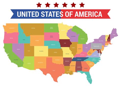 4 Best Images Of Printable Usa Maps United States Colored