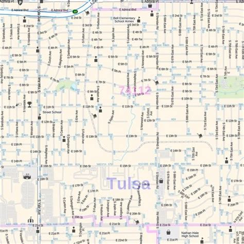 Mapa De Tulsa Oklahoma