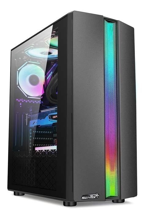 Gabinete Pc Gamer Sentey S20 Sf Usb 30 Rgb Filtro Atx 4krc