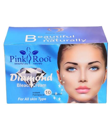 Pink Root Diamond Bleach 250gm With Lotus Oil Control Face Wash 100 Ml