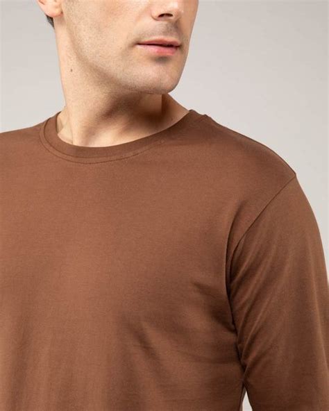 Buy Brown Full Sleeve T Shirt Online At Bewakoof