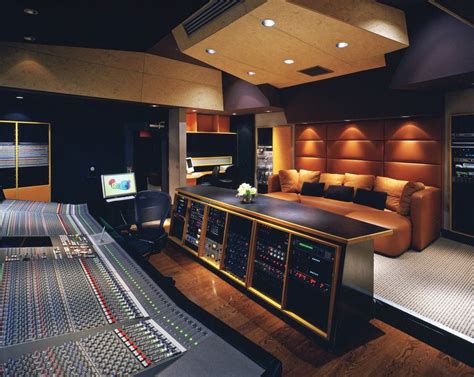 A Recording Studio With Sound Mixing Equipment