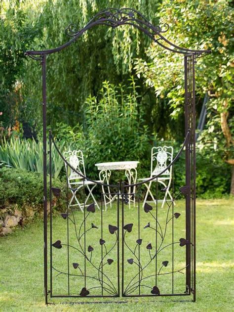 Maybe you would like to learn more about one of these? Beautiful garden gate with Rose Arch - Archway in antique ...