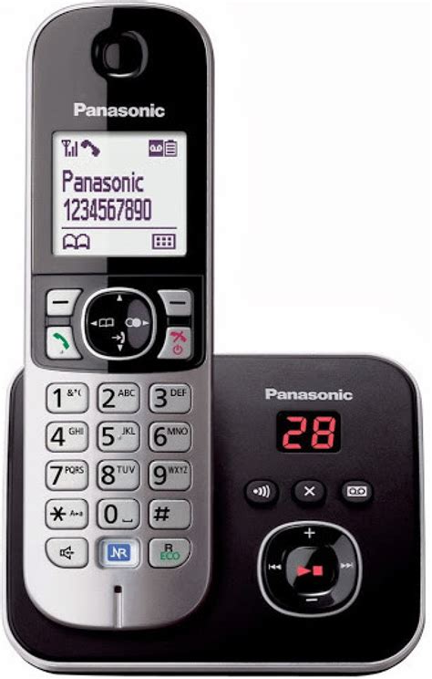 Panasonic PA-KXTG6821 Cordless Landline Phone with Answering Machine ...