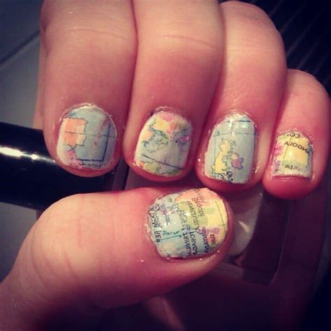 Map Nail Art 221 Upcycling Ideas That Will Blow Your Mind Popsugar