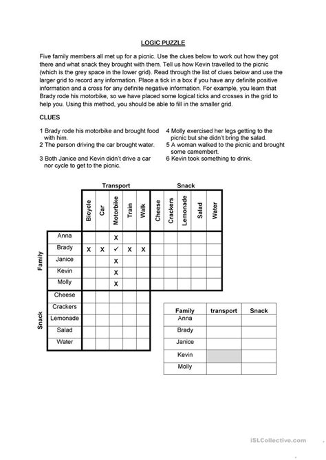 Pinterest.com these free 6th grade math crossword puzzles will keep the. Math Logic Puzzles Worksheets Pdf | Download Them And Try ...