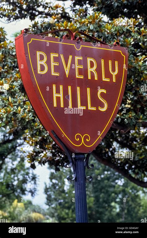 Entry Into The Famous California City Of Beverly Hills Is Marked By