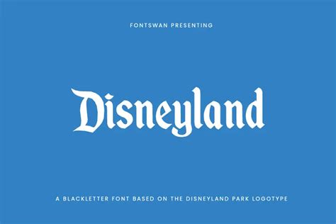 Disneyland Font Free Download Fontswan