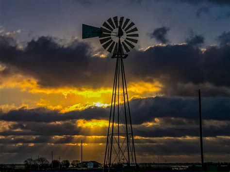 Double Windmill Sunrise Photograph By Marty Kugler Fine Art America