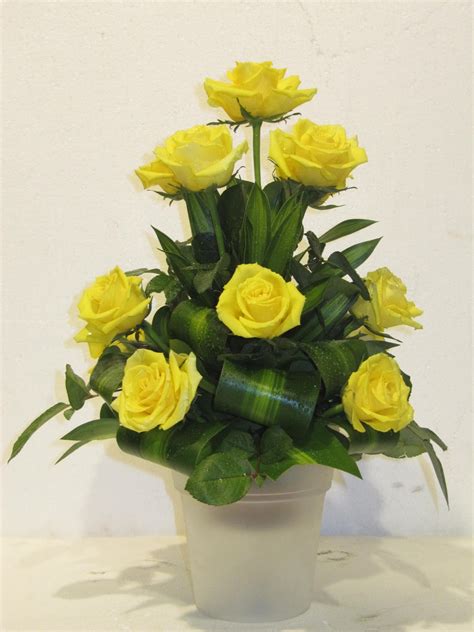 Rangkaian Bunga Mawar Kuning Koleksi Rangkaian Bunga