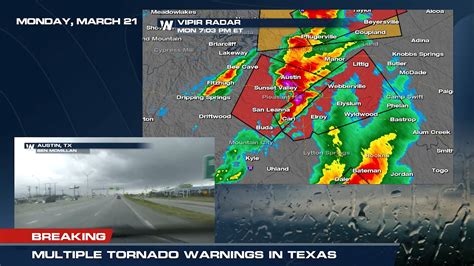Weathernation Tracks Storms Tornado Storm Texas Weathernation