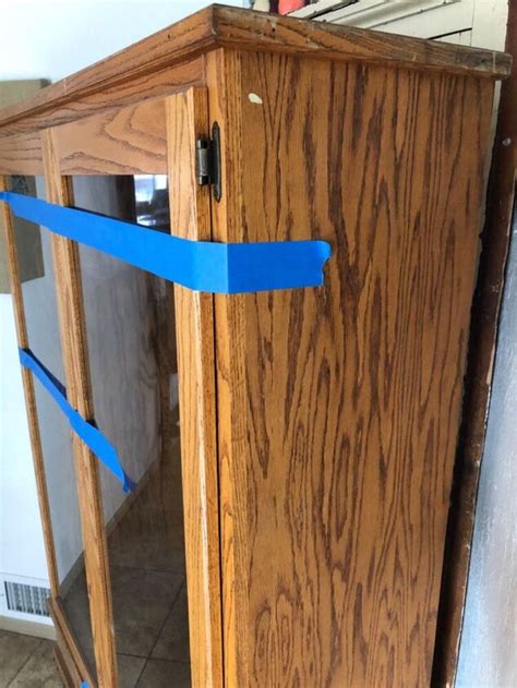 Solid oak premium gun cabinet holds 12 or 20 guns. Old Oak Gun Cabinet to Gray Pantry | Hometalk