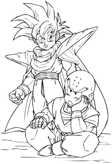 The game was divided into episodes that connect into consecutive events. Coloriage Son Gohan Ssj2 et Krilin - Zsoldiers.net
