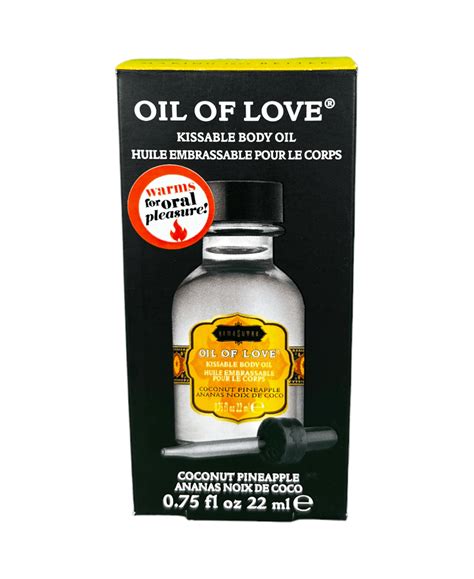 Kamasutra Oil Of Love Kissable Body Oil Coconut Pineapple Fl Oz