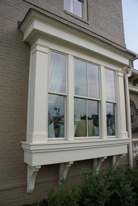 Bump Out at Owner's Suite | Window trim exterior, Bay ...