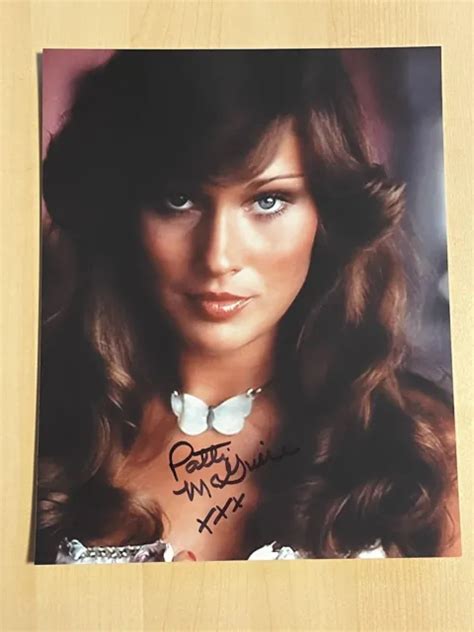PATTI MCGUIRE SIGNED X PHOTO ACTRESS AUTOGRAPHED PLAYBOY MODEL SEXY