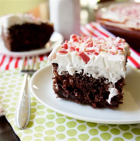 Featured in easy poke cake 4 ways. Peppermint Poke Cake | I Wash You Dry