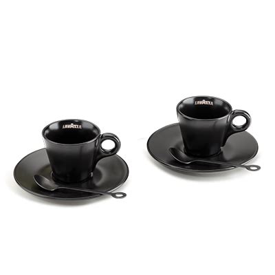 Porcelain Lavazza espresso cups - Black Collection | Lavazza