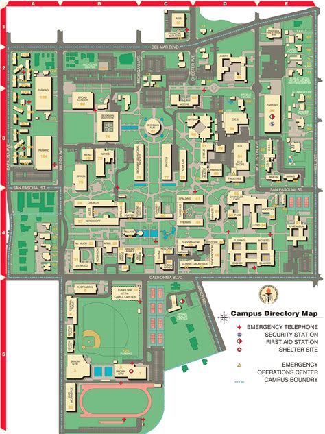 Caltech's scientific reputation ranks it among the world's preeminent research universities, but it is the school's small size that sets it apart from its peers. California Institute of Technology Campus Map 1 • Mapsof.net