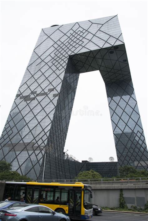 Asian Chinese Beijing Cctv Headquarters Editorial Stock Photo Image