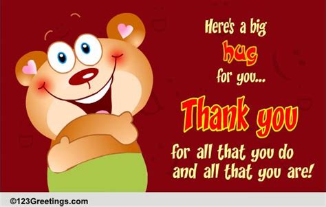 Thank You For All That You Do Free Inspirational Ecards Greeting
