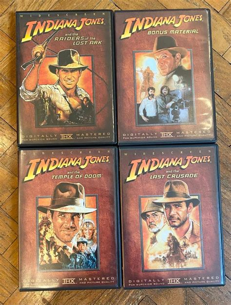 Indiana Jones Complete DVD Movie Collection Hobbies Toys Music