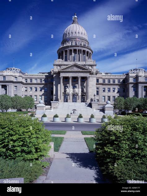 Capitol Building In Boise Idaho Stock Photo Alamy